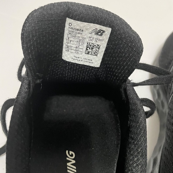New Balance 9 520v8 running shoes  black W520BB8 - Picture 5 of 6